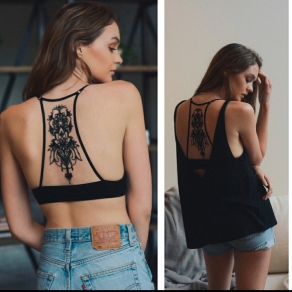 Other - Tattoo Design Mesh Bralette